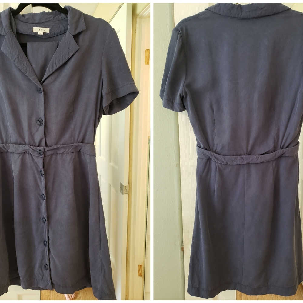 The Notch Collar Two Piece Dress